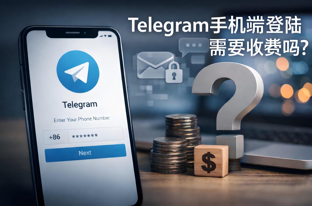 Telegram手機端登陸需要收費嗎？