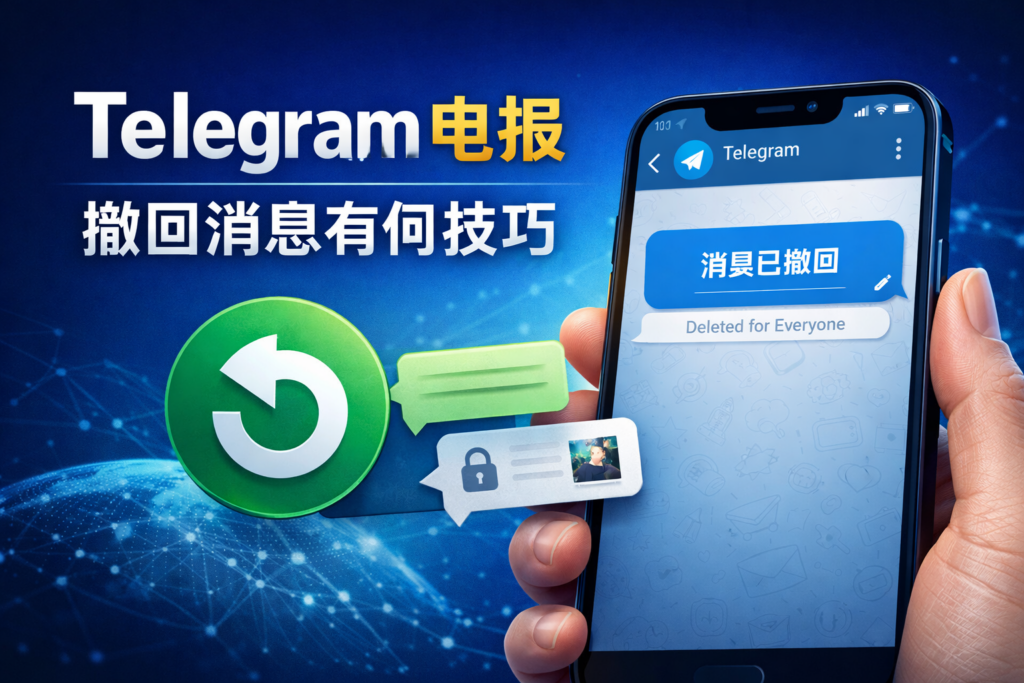 Telegram電報訊息能撤回嗎?